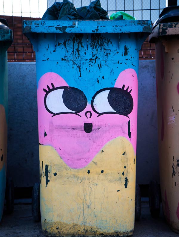 Wheelie Bin Melbourne City Centre