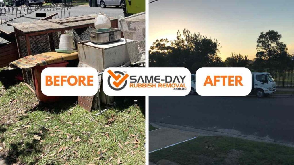 Before and After Dallas Rubbish Removal Melbourne Services Before and After Dallas Rubbish Removal Melbourne Services