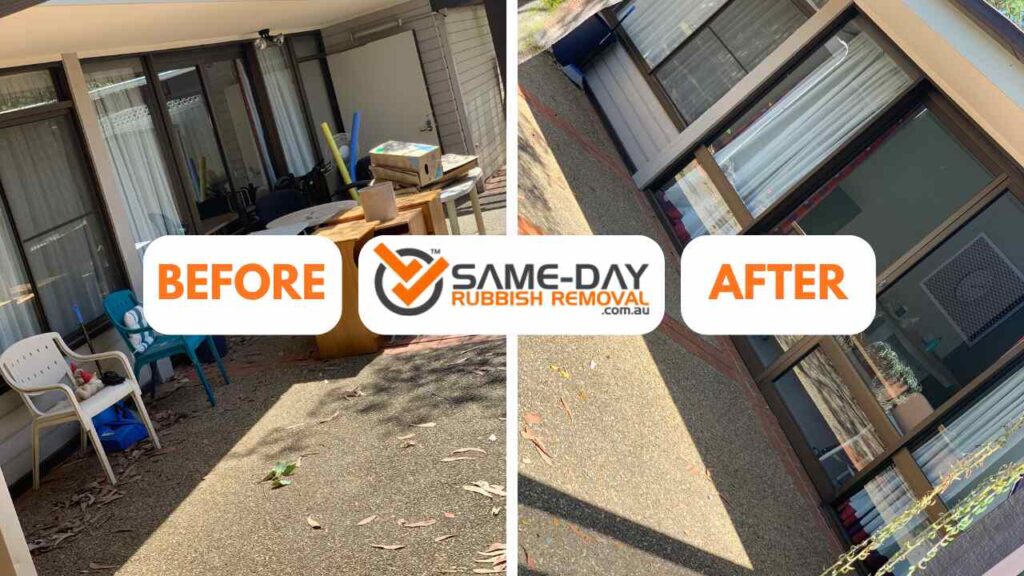 Before and After for Same Day Rubbish Removal Carlton North Before and After for Same Day Rubbish Removal Carlton North