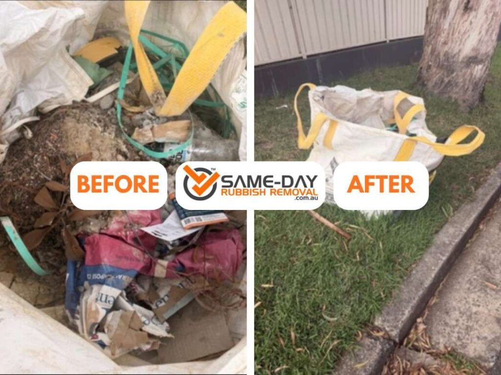 Before and After for Rubbish Removal on Braybrook Properties Before and After for Rubbish Removal on Braybrook Properties