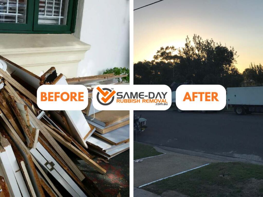 Before and After for Rubbish Removal on Greensborough Properties Before and After for Rubbish Removal on Greensborough Properties