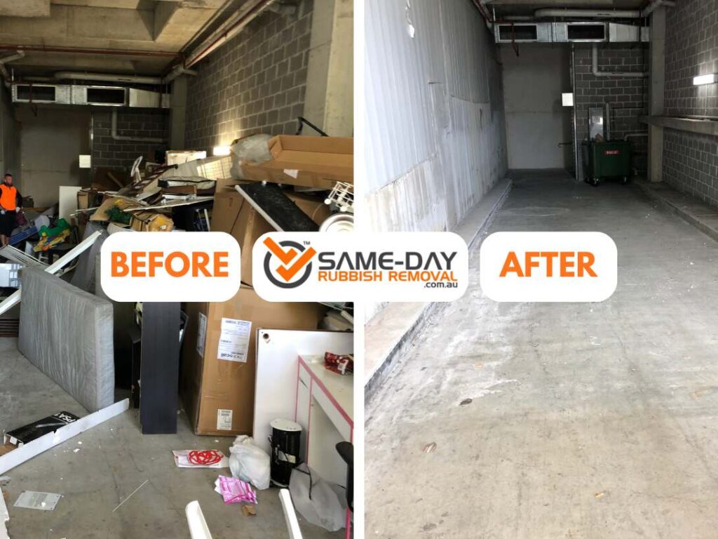 Before and After for Rubbish Removal on Heidelberg Properties Before and After for Rubbish Removal on Heidelberg Properties