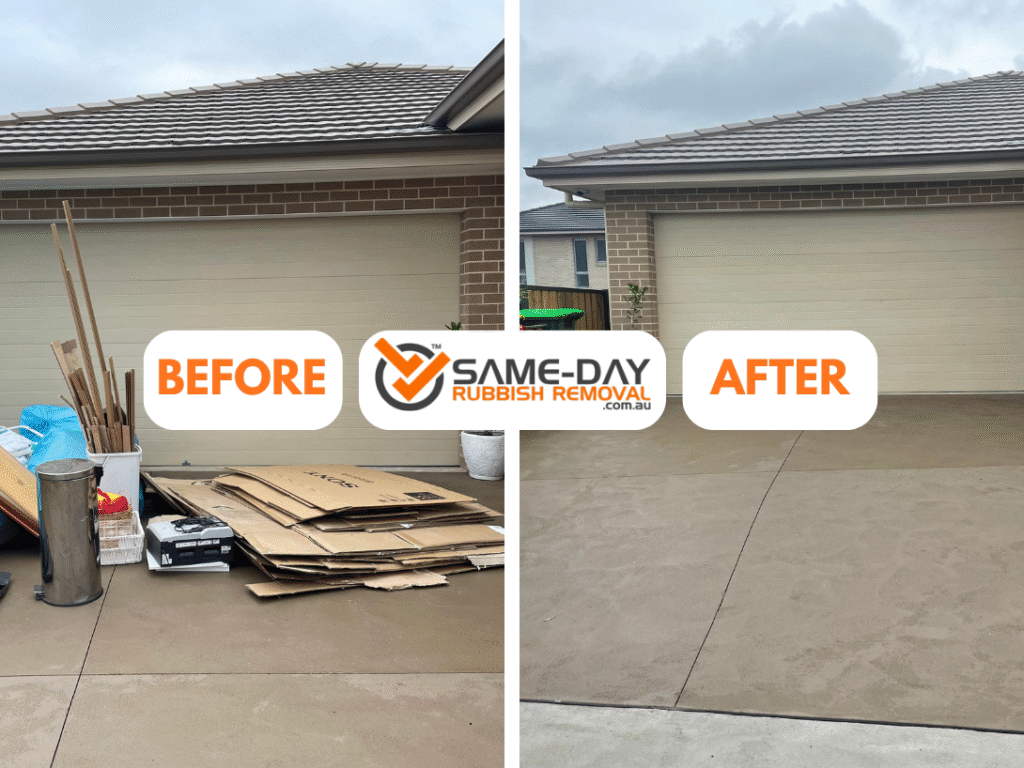 Before and After for Rubbish Removal on Heidelberg West Properties Before and After for Rubbish Removal on Heidelberg West Properties