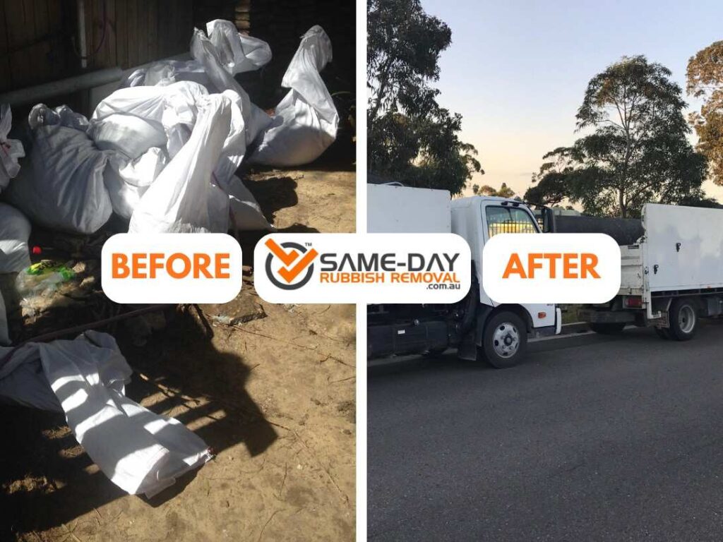 Before and After for Rubbish Removal on Nunawading Properties Before and After for Rubbish Removal on Nunawading Properties