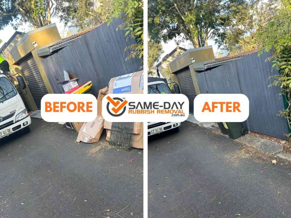 Same Day Rubbish Removal Dandenong South Service Before and After Same Day Rubbish Removal Dandenong South Service Before and After